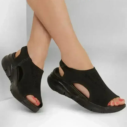 [Díol Te 2024] Sandals Spórt Sleamhnán Ortaipéideach Slingback Nigh