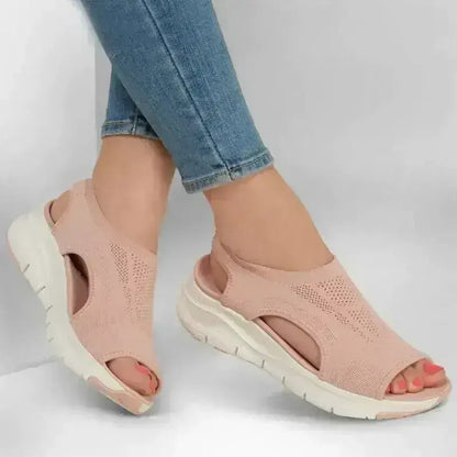 [Díol Te 2024] Sandals Spórt Sleamhnán Ortaipéideach Slingback Nigh