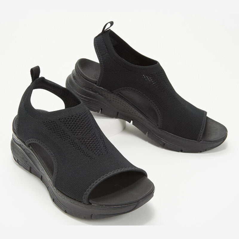 [Díol Te 2024] Sandals Spórt Sleamhnán Ortaipéideach Slingback Nigh